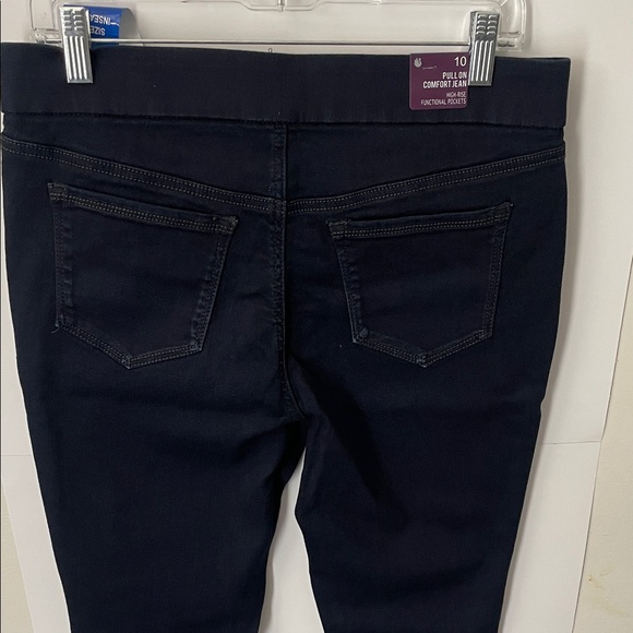 Gloria Vanderbilt Women's Pull-on Comfort Jean, High-Rise Pockets Beverly, 10 - Picture 3 of 12